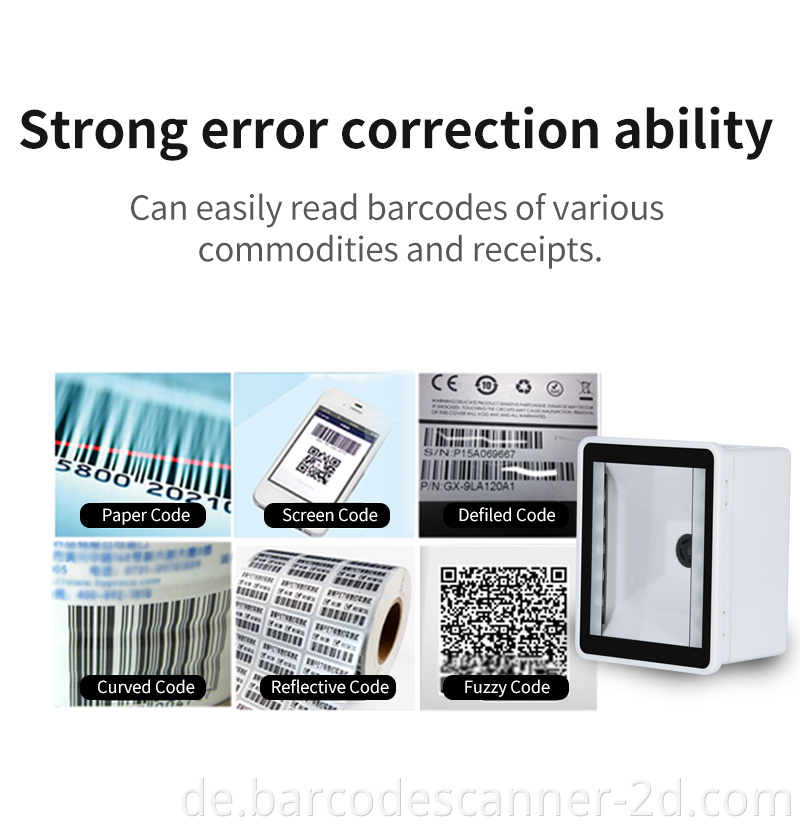 Embedded barcode scanner